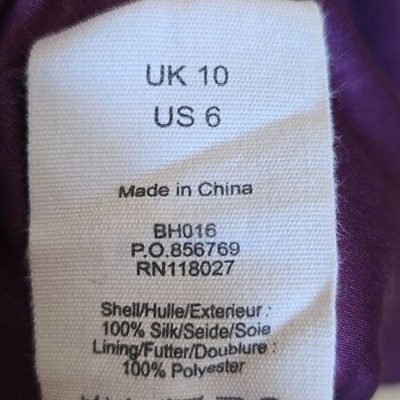 Boden Limited Edition Y2K Silk Babydoll Dress Size 6 Geometric Rockabilly Retro - Picture 3 of 16